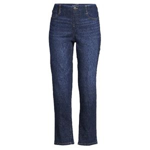 Time and Tru Women's Pull On Straight Leg Jeans Size XXL (20)